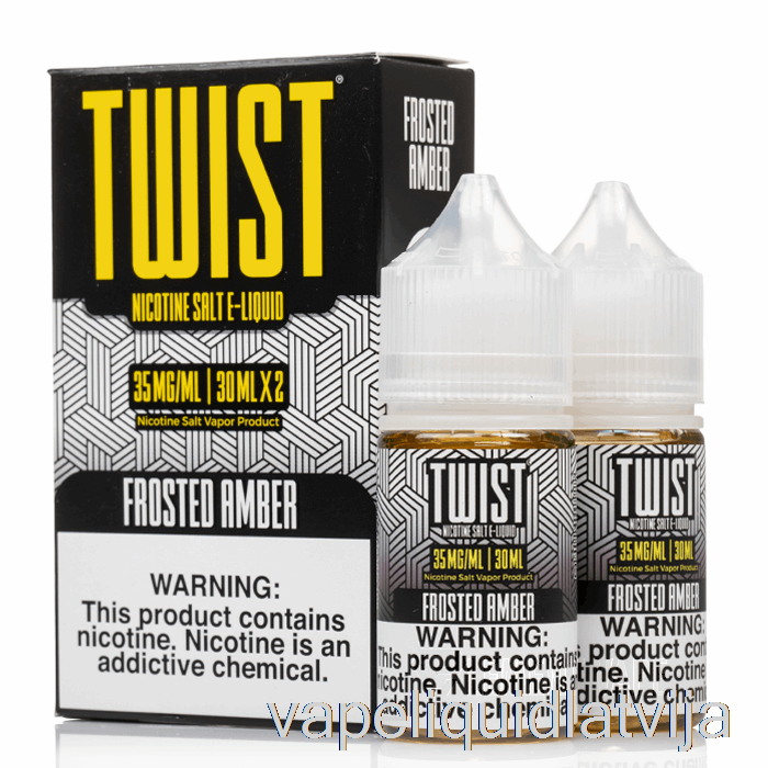 Matēts Dzintars - Twist Salt E-šķidrums - 60ml 50mg Vape šķidrums